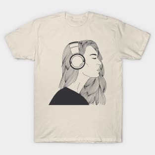 Beautiful Woman portrait T-Shirt